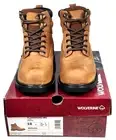 Wolverine Floorhand Insulated Steel-Toe 6" Women's 10 M Brown Work Boots W221025