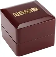 Display Wooden Ring Box For One Piece Championship Sports Big Heavy Ring