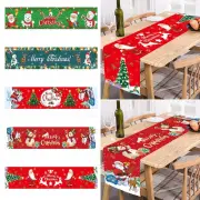 Home Xmas Tablecloth Table Cover Christmas Table Runner Christmas Decoration