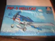 Italeri 1:72 F6F-3 Hellcat No 1213 Model Kit OPEN BOX