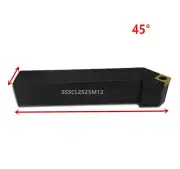 10p SSSCL2525M12 CNC Lathe External Turning Tool Holder For SCMT120404 Insert