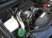 Black Green Air Intake Kit&Filter For 05-10 Jeep Grand Cherokee Commander 3.7 V6