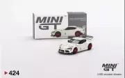 1:64 PANDEM TOYOTA GR SUPRA V1.0 PEARL WHITE MINI GT 424