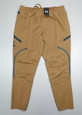 Under Armour Unstoppable Fitted Black Cargo Pants 1352026 498 Men’s Size XLT