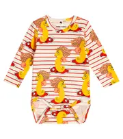 [Mini Rodini] Mini Rodini Baby printed cotton-blend bodysuit M 6 red