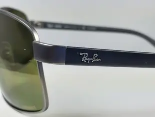 『逢甲眼鏡』Ray Ban雷朋 全新正品 太陽眼鏡 霧面紫金屬框  墨綠鏡面 偏光鏡片【RB3604CH-029/6O】