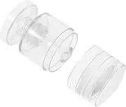 SAFIGLE 1Set Silicone Nail Stamper with Scraper Transparent Nail Art Stamping Tool for Easy Manicure Design Durable Silicone Material Convenient for Home Salon Use