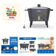 BESNEL Wax Melter for Candle Making, Electric Non-Stick Wax Melter Holds 8Qts...
