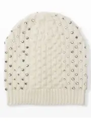 New CLUB MONACO Austyn Metal Beaded Hat One Size Fits All