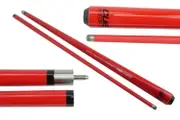 Cuemaster RED Metallic Pool Snooker Billiard Cue