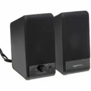 Amazon Basics Computer Speakers for Desktop / Laptop PC USB-Powered Black 2.1 W