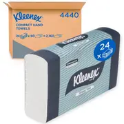 Kleenex Compact Paper Hand Towel 24 Packs x 90 Towels (4440)