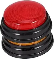 CAXUSD 2pcs Sound Luminous Button Answer Props for Games Buzzer Game Buttons Buzzer Button Sound and Light Button Game Show Alarm Button Party Sound Button Light up Game Buzzers Plastic