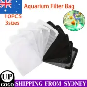 10Pcs Aquarium Filter Bags Fish Tank Bio Ball Media Mesh Storage Bag with Zipper