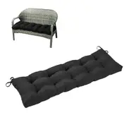 Outdoor Loveseat Cushion Outdoor Bench Cushion Long Seat Pad with Ties for Indoor Outdoor Furniture