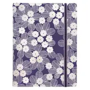Filofax A5 Impressions Notebook Writing Journal Diary Stationery Purple/White