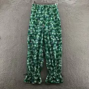 Diane Von Furstenberg Cargo Jazz Dot Pants Womens S (actual 27x31) Multi NEW