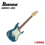 IBANEZ AZES31 AOC 單單單 無搖 電吉他 北冰洋金屬藍【I.ROCK 愛樂客樂器】