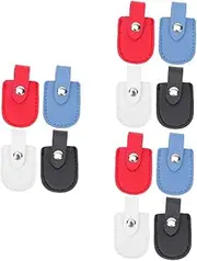 Ipetboom 3sets Nail Clippers Cover Cuticle Scissors Protector Manicure Tool Sleeve Safety Fingernail Trimmer Accessory Storage Bag Nail Salon Supply 4pcs*3