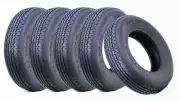 5 ROCKMAN Trailer Tires ST205/75R15 8-Ply Load Range D 107M Steel Belted Radial