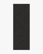 75' x 215' | Machine Washable Runner Rug | Kid & Pet Friendly | Indoor Rug | Prisma Soft Black Flatwoven Rug | Ruggable