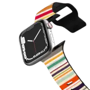 Apple Watch Series 4-6, SE (40mm) Impact Band apartment stripe apple watch band