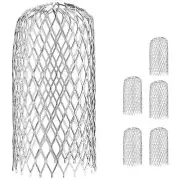 6 Pack Gutter Guard 3 Inch Expandable Aluminium Strainer Gutter Downspout6670