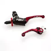 ASV Red F4 Clutch+Brake Lever Pro Pack For Honda Sportrax 250 TRX250EX 2x4 2001-