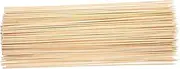 Milisten 2Packs Bamboo Skewers Food Grade BBQ Sticks for Grilling Party and Crafts for Meat Seafood Vegetables and Satay Total