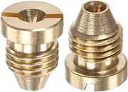 uxcell 1-Pack Foam Cannon Orifice Nozzle, 1.4mm Brass Universal Thread Tips for Snow Foam Lance/Garden Hose/Kitchen Cleaners, Sprayer Connector Replacement Nozzles
