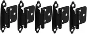 ELAYARD 1 Set Heavy Duty Self Closing Spring Hinges Semi Concealed Auto Close for Cabinet Camper Doors Thickness for Enhanced Stability and Versatile Use