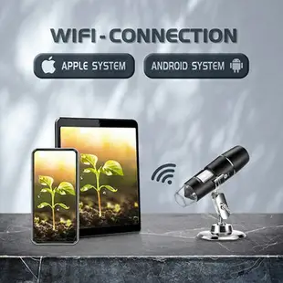 [2美國直購] Wireless 顯微鏡 Digital Microscope 1X-1000X 1080P Handheld Portable Mini WiFi USB Microscope Camera with 8 LED Lights for iPhone/iPad/Smartphone/Tablet/PC顯