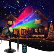 Laser Christmas Projector Lights Outdoor, Christmas Decorations Stars Light Show