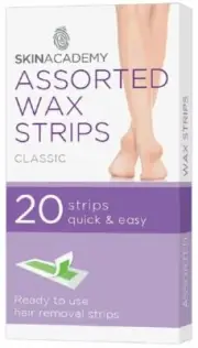Pretty Smooth 20 x Classic Assorted Wax Strip Strips Quick and Easy Stips