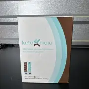 Keto Mojo GK+ Blood Glucose & Ketone Dual Monitoring System Kit With Strips New