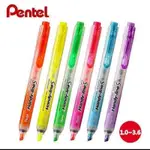 PENTEL  飛龍 SXNS15  按壓式自動螢光筆和替換芯