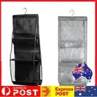 6 Pocket 2 Sides Household Wardrobe Closet Door Wall Kitchen Clear Storage Bag