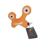 P.LA.Y. Chatterbox Orange Monster Squeaker Plush Dog Toy 7 x 7 Inches