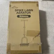 Walensee Lawn Spike Aerator, T-Handle, Manual Dethatching and Soil Aerating