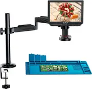 4K Flex 10" 4K Solder Digital Microscope 2000x Electronics Repair Mat
