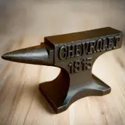 Chevrolet 1913 Cast Iron Anvil Paperweight With Raised Lettering (4.5" x 2.75")