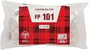 Karita #11109 Coffee Paper Filter Trapezoid for 1 to 2 People, 100 Sheets, White, #11109, Stylish, Camping, Outdoors, Coffee Shops, Antique, Wedding, Celebration, Gift, Birthday, Women, Men, 60th