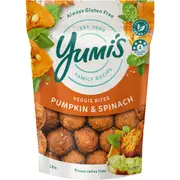 Yumi's Pumpkin & Spinach Bites 225g