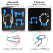 2 Box Dental Matrix Sectional Contoured Metal Spring Clip Rings Lab Autoclavable