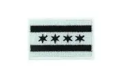 Flag patch patches embroidered iron / sew badge backpack cloth chicago camo