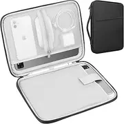 XICEN Tablet Sleeve Case for 10.9 inch New iPad / 11 inch iPad Pro / 10.2 inch iPad / 10.9" iPad Air / 10.5 inch iPad Pro Air, Galaxy Tab A8 10.5" Protective Bag, Fit Apple Smart Keyboard (Black)