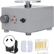 Pottery Wheel, Adjustable Speed Mini Pottery Forming Machine with Detachable Water Basin and Pottery Tools, Electric Clay Machine for Kid, Ceramic, DIY Clay, Art, Craft(AU)