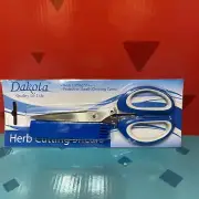 Herb Scissors Stainless Steel 5 BladeSharp Cut Shears Kitchen Tool Snips