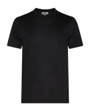 plain cotton T-shirt IT54,IT48,IT46 Black
