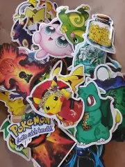 POKEMON Stickers 25 pk Assorted Pickachu Snorlax Psyduck